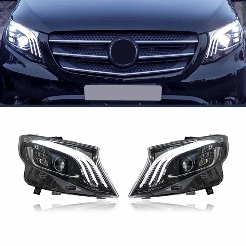 

be suitable for full LED headlights total day running lights 16-20 Mercedes-Benz V-class vito Vito modified Maybach model