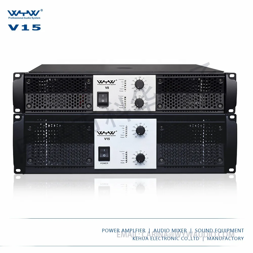 1400W Class H Two Channels Bridge Mode Audio Power Amplifier For Stage DJ Band Live Show Performance Professional Sound Amp