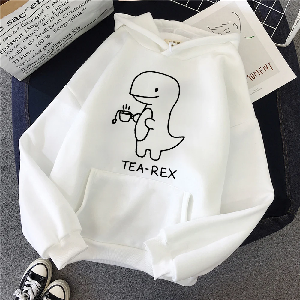 

Trex Tea hoodies women 90s harajuku graphic tracksuit female vintage Hood