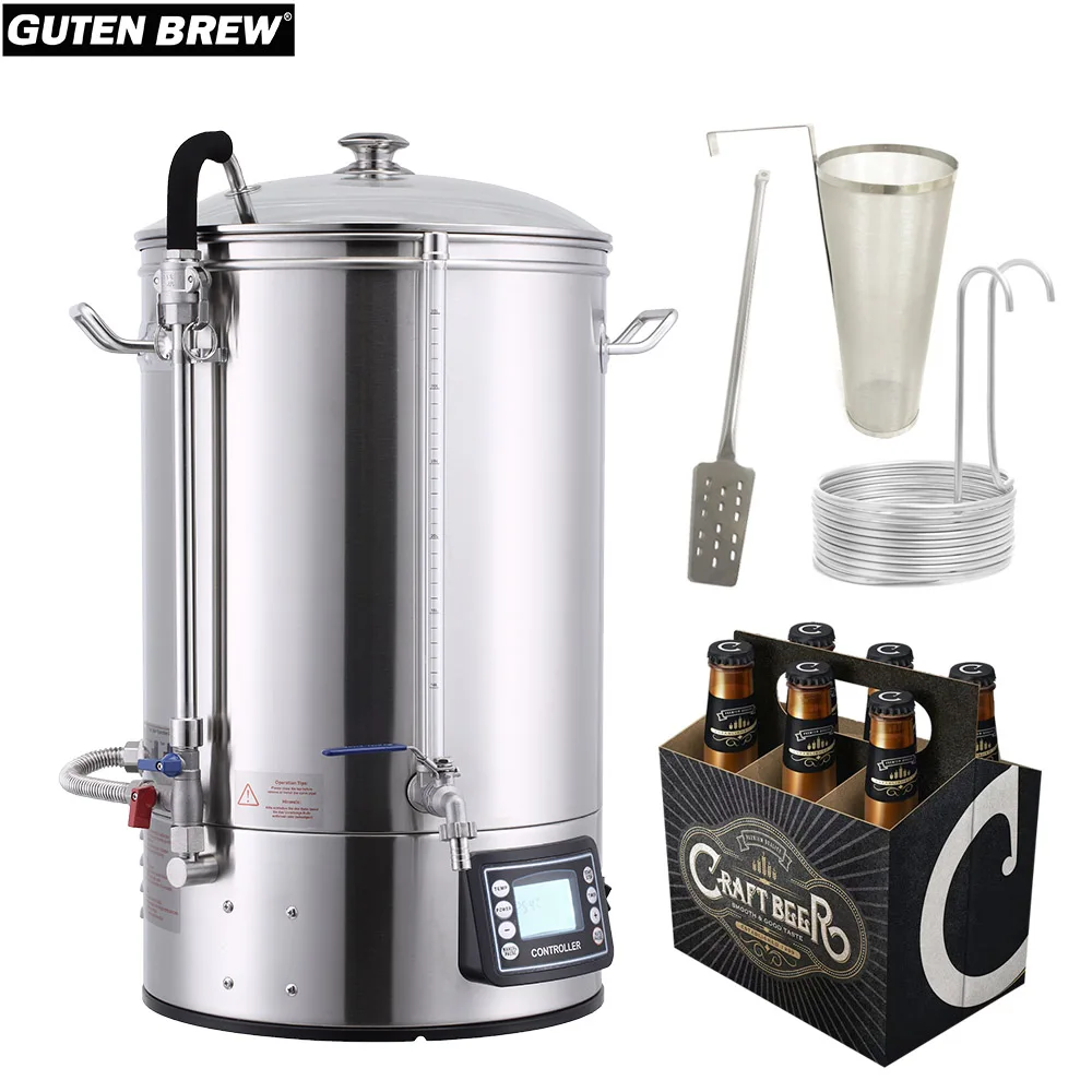 

Guten 40л 50л 70л противоожоговое оборудование для пивоварения/машина для пивоварения/автоматическая машина для пивоварения