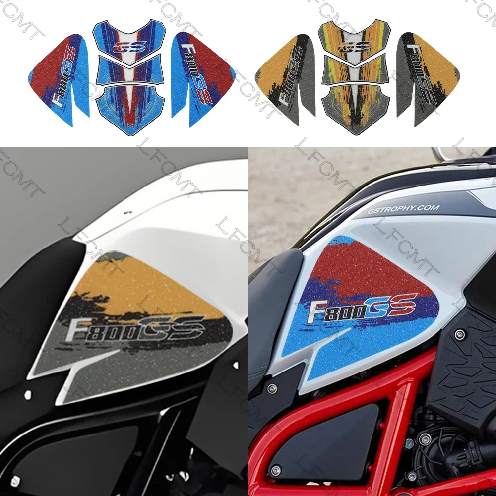 Fit for BMW F800 GS F 800 GS F800GS/ ADV Motorcycle PVC Anti Slip Tank Pad Protector Stickers Fuel Tank Side Knee Tankpad Decals