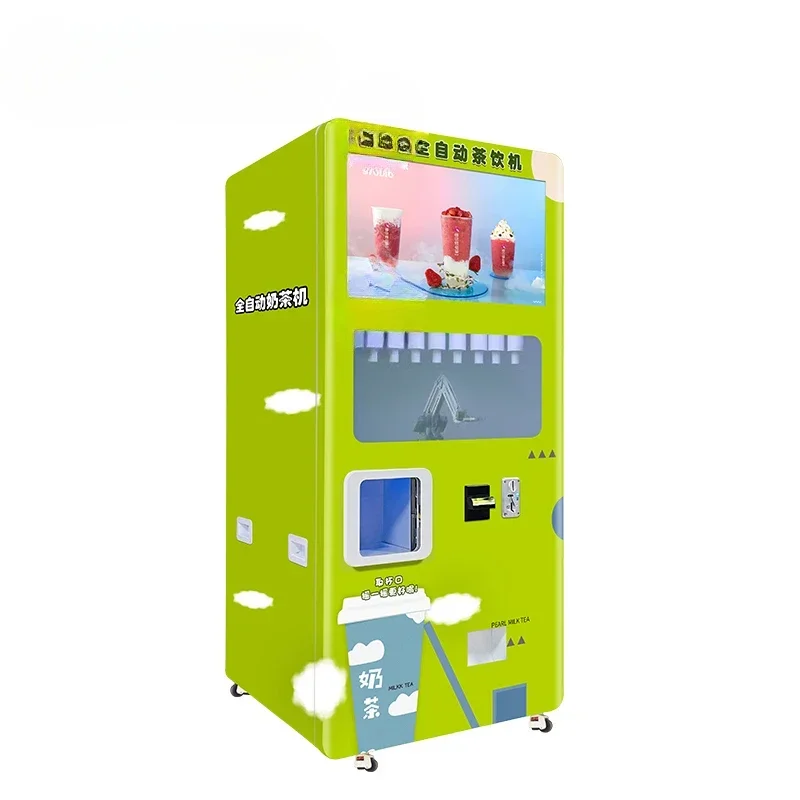 Source factory For Malls and Supermarket  Milk Tea Coffee Vending Machine Indoor and Outdoor
