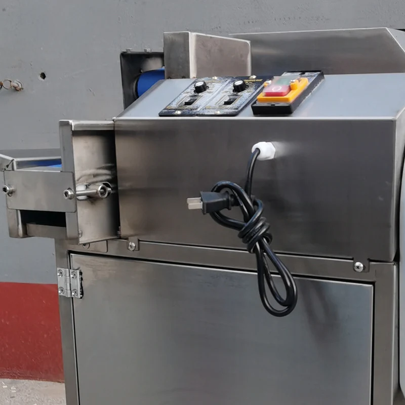 

Vegetable Cutting machine Shredding For Radish Onion Ginger Garlic Eggplant Potatoes Double-Head Vegetable Cutter Machine