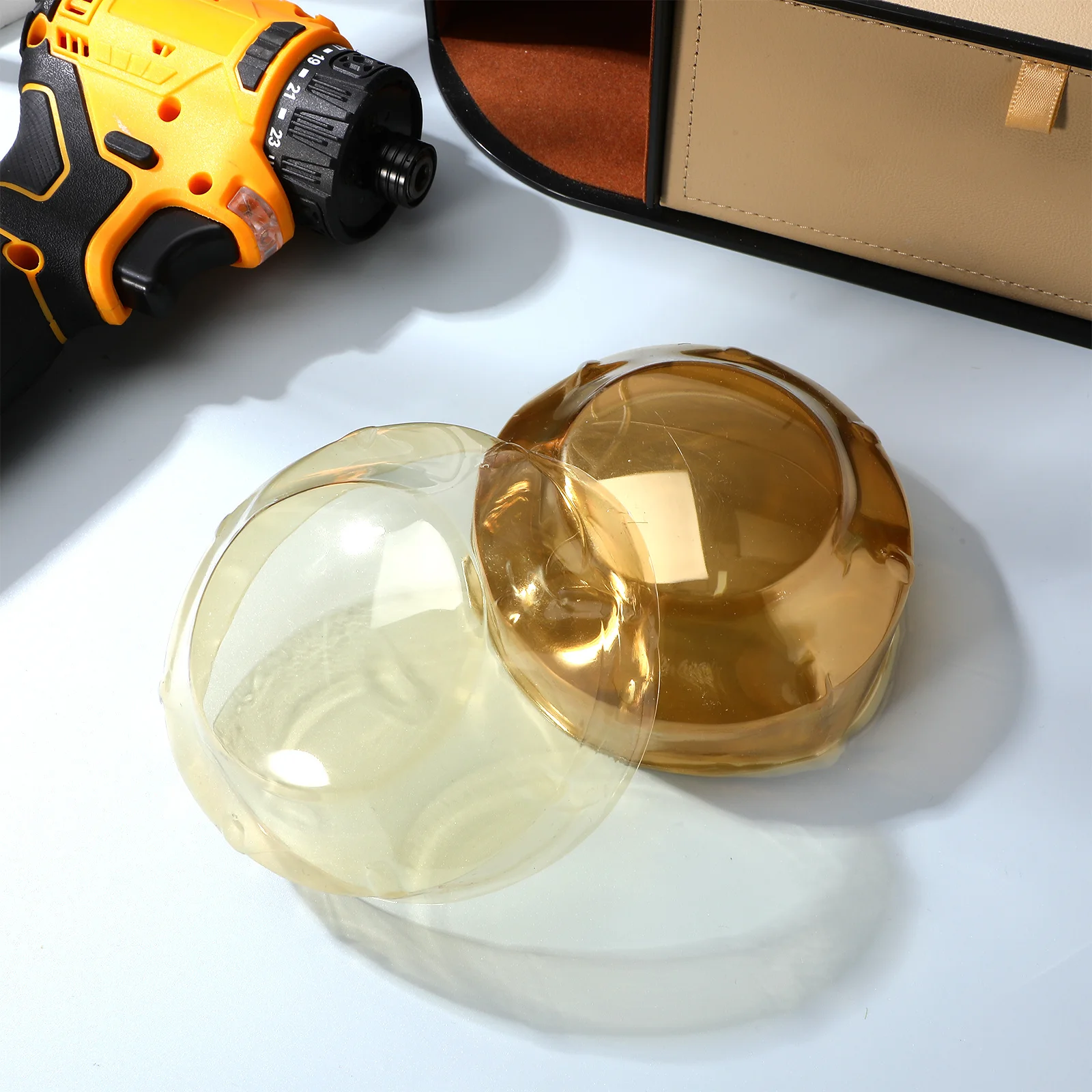 5 قطعة غطاء ثقب لوحة دائم البلاستيك الحريق واقية الدروع إنذار الحريق غطاء قبعات الدخان #3