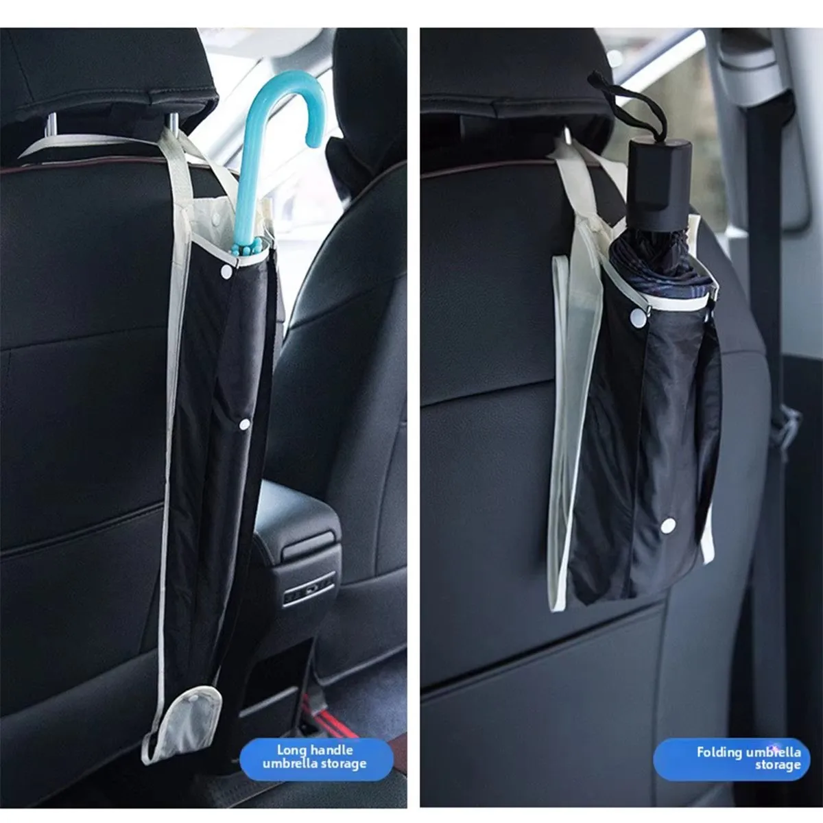 Waterproof Umbrella Sets for Car Foldable Umbrella Cover Sheath Storage Bag Carrier Cover Umbrella Stands Car Accessories