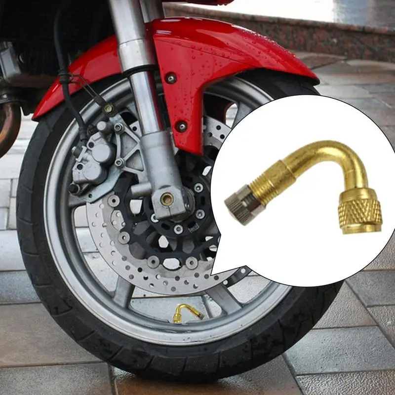 45/90/135 Degree Angle Brass Auto Air Tyre Valve Extender Auto Motorcycle Valve Adaptor Tyre Inflatable Tube Extension Adapter