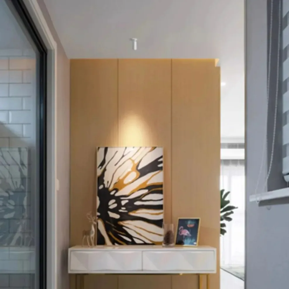 Small Beam Angle LED Spotlight 3 8 15degree Recessed Mini Ceiling Lamp Spot Light Adjustable for Museum Artistic Home 85-265V