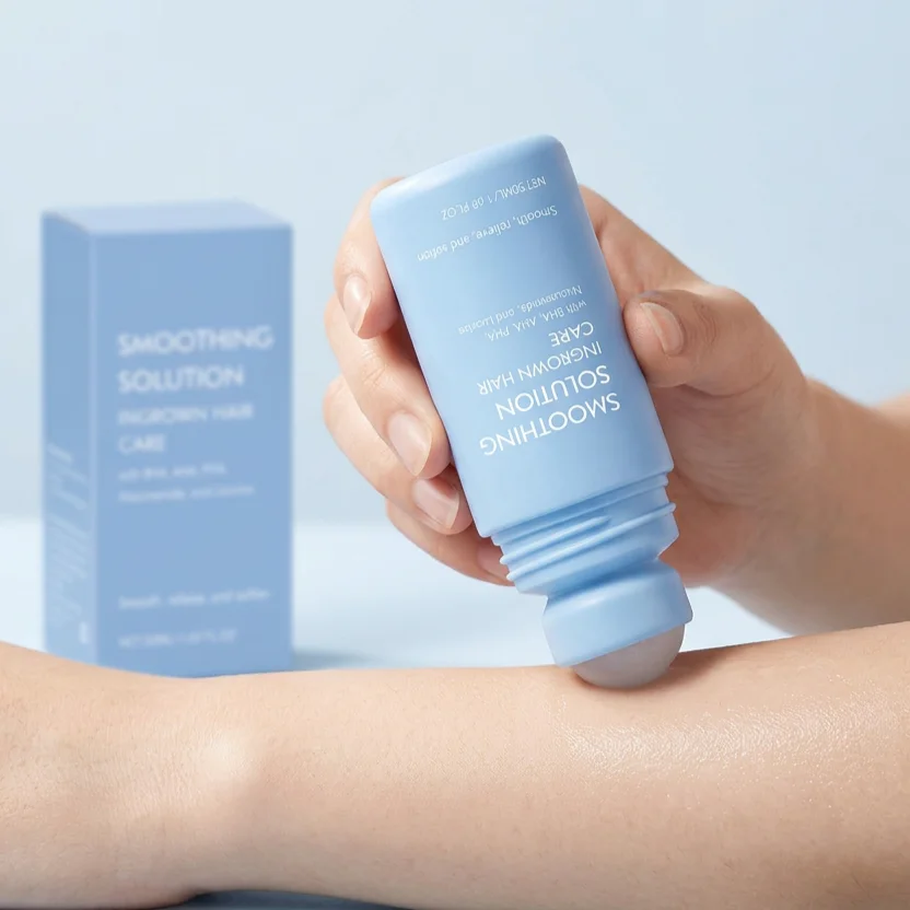 After Shave Soothing Roller For Underarm Leg Hand Skin Relief After Shave Skin Pain Discomfort Prevent Redness Fast Repair Serum