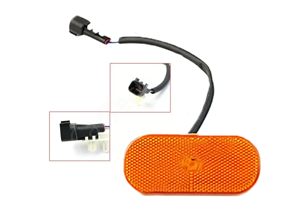 1pcs Car Side Lamps For Ford Transit MK8 Car Side Lamps Turn Assist Lamps Outdoor Driving Safety Lighting Fixtures