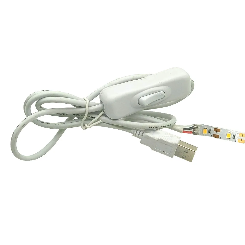 5V PCB LED Strip Light Ultra Thin 2835 60LEDs/m 8mm Flexible Tape DC IP21 Not Waterproof Warm Natural White