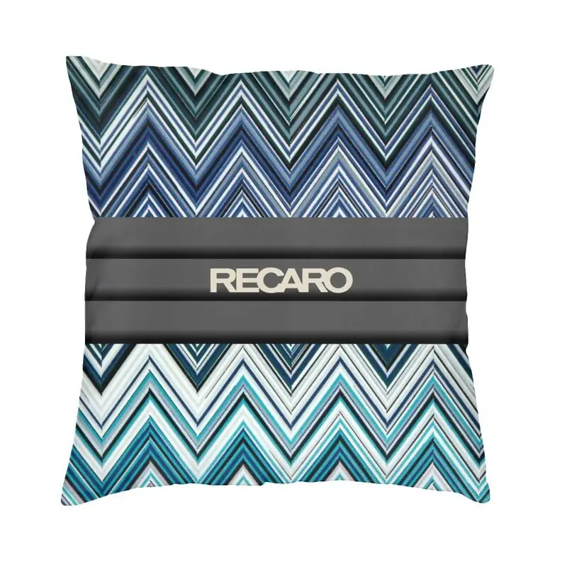 Recaros Logo Pillow Case 45x45cm Living Room Decoration Fashion Chair Cushion Square Pillowcase