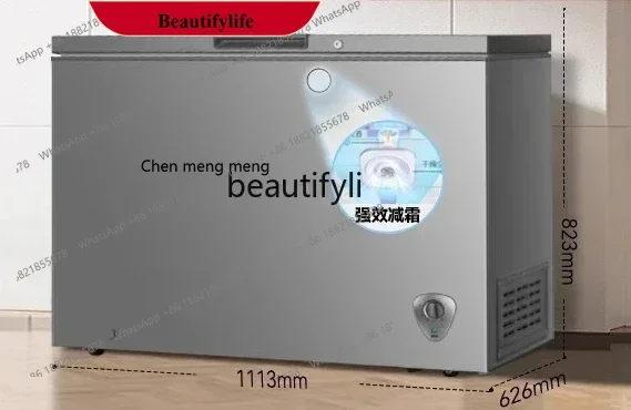 

AB02 Low Frost Large Capacity Freezer Household Commercial Refrigeration Freezer Conversion Freezer