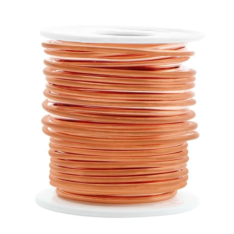 Copper Wire, 99.9% Soft Pure Bare Copper Wire For Gardening, Electroculture,16 Gauge/ 1.3 Mm Diameter, 127 Feet,1 Pound Durable