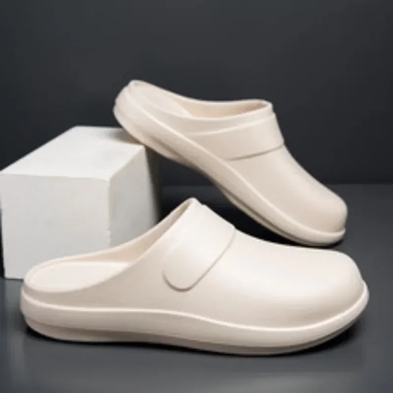

2025 Operating Room Slippers Protective Shoes for Men And Women Non-Slip Silken Lab Shoes Doctor Work Shoes Silent Surgical Room