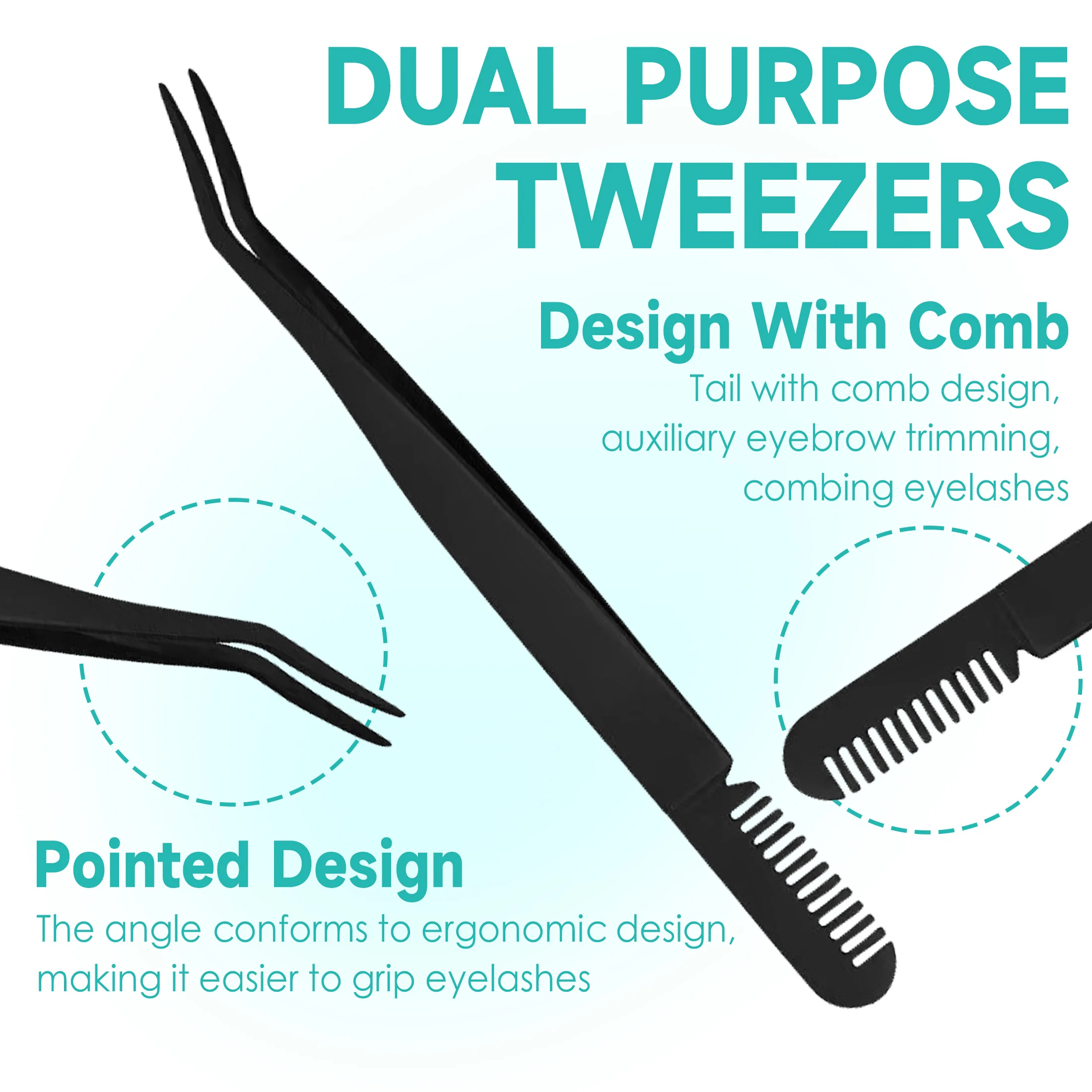 280 pçs kit de extensão de cílios diy 3040d 8-16mm clusters cílios postiços e ferramentas de maquiagem bond & seal & remover