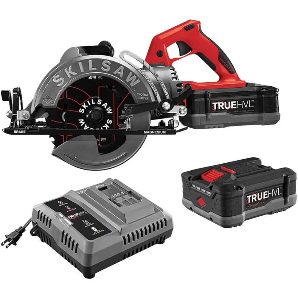 

SKIL 48V 7-1/4" TRUEHVL Cordless Worm Drive Skilsaw Circular Saw Kit with 2 TRUEHVL Batteries - SPTH77M-21