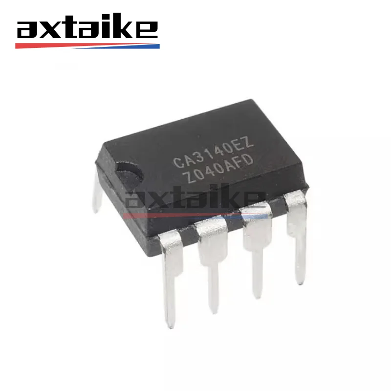 10PCS CA3140 CA3140E CA3140EZ DIP-8 4.5MHz BiMOS Operational Amplifier with MOSFET Input/Bipolar Output IC