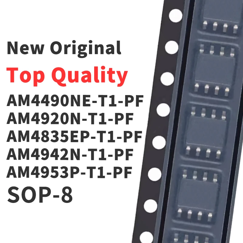 (10 Pieces) AM4490NE-T1-PF AM4920N-T1-PF AM4835EP-T1-PF AM4942N-T1-PF AM4953P-T1-PF SOP-8 New Original