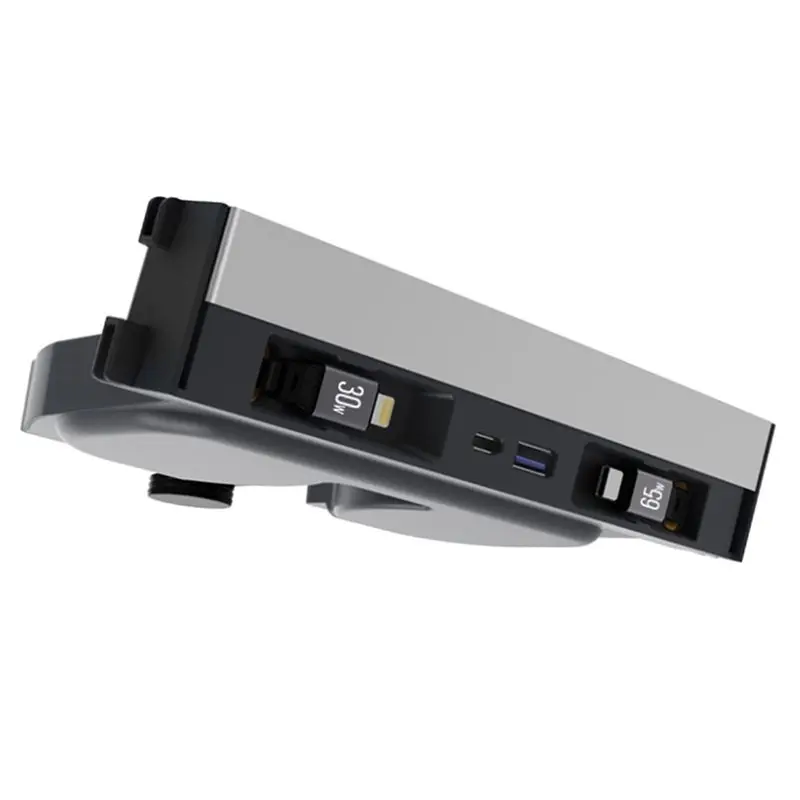 Steady Car Smart Docking Station TYPE-C+Lightning Interface Docking Station Telescopic Rope For Tesla Model 3 Highland Model Y