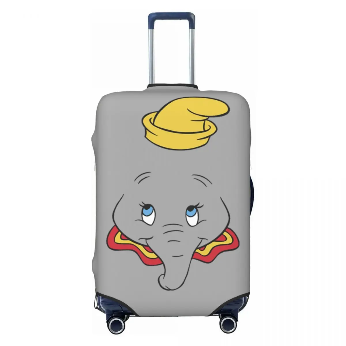 

Custom Dumbo Cartoon Suitcase Cover Washable Cute Elephant Luggage Covers Protector for 18-32 inch
