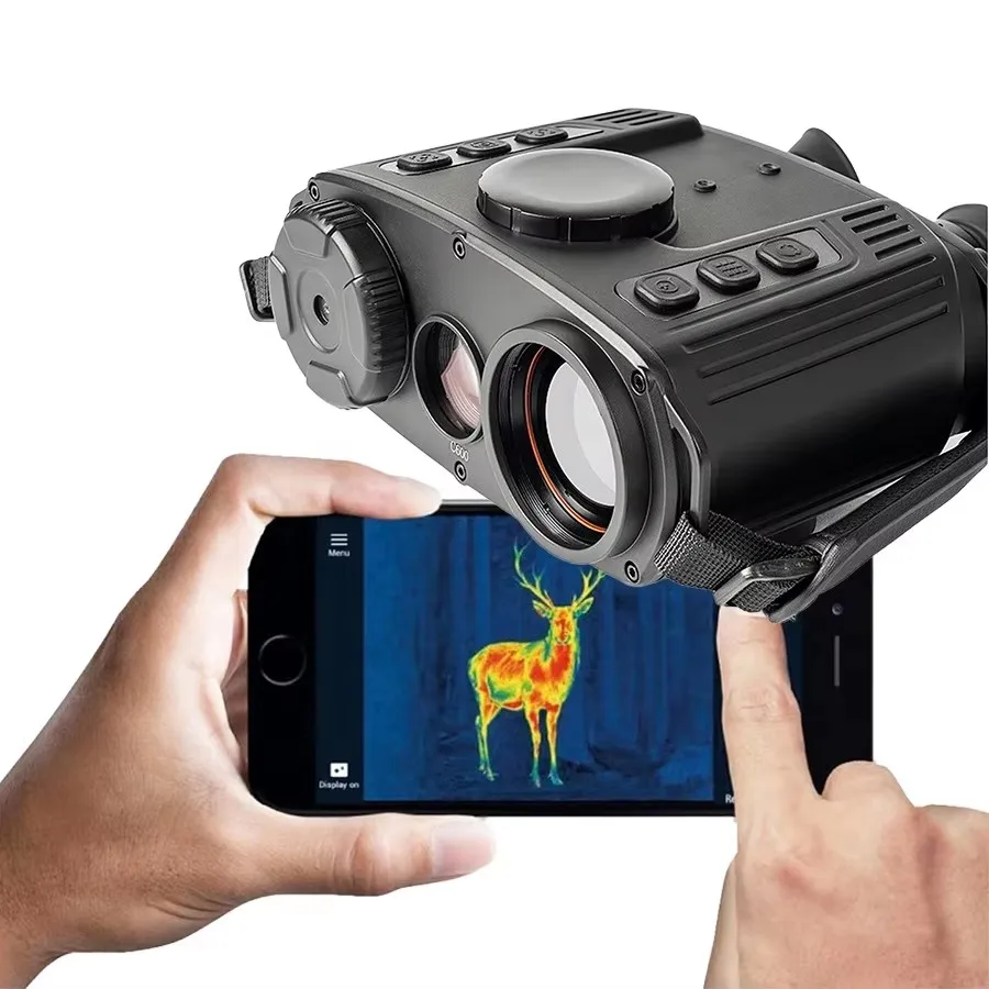 HT-640 Digital Monocular 12500m Range Infrared Night Vision Thermal Binoculars Hunting Telescope Tactical Waterproof