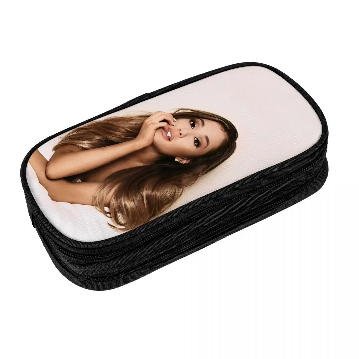 New Arianas Grands Pop Singer Pencil Cases Pencil Box Pen Box Kids Big Capacity Bag Students School Zipper Stationery