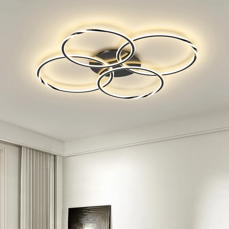 Modern LED Ceiling Lights Living Dining Room Kitchen Lighting Decor Lustre Ceiling Chandelier Lamp Indoor Bedroom Lights Fixture