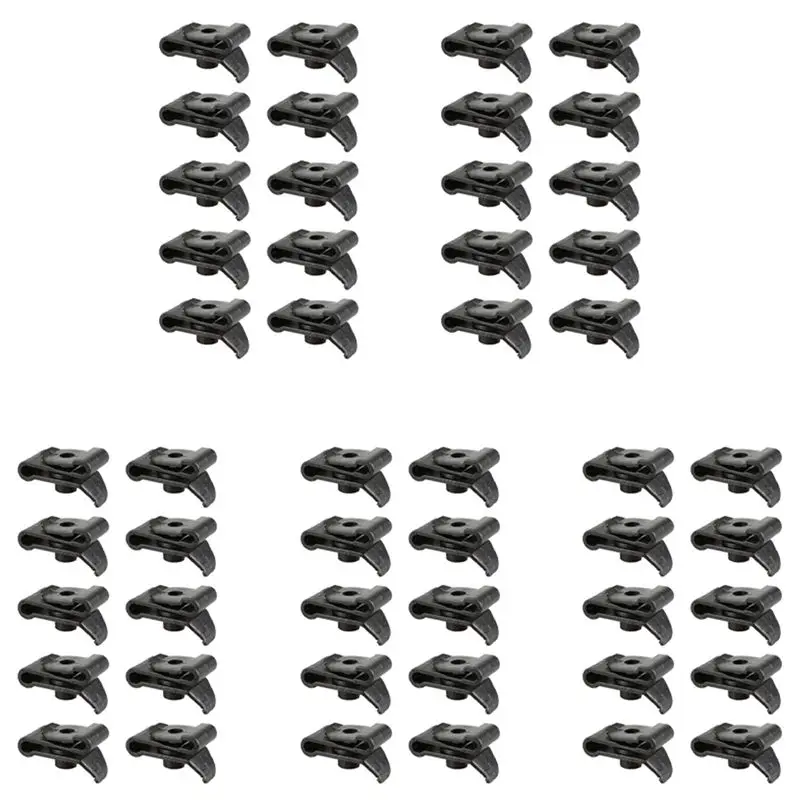 50Pcs Fender Liner Nut Fastener Push Clips Retainer For Lexus CT200 HS250 RX300 RX330 RX350 RX400 Scion IQ XB XD Toyota