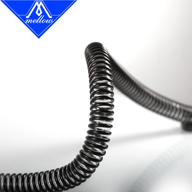 يانع أسود 2 متر لينة مكافحة أضعاف 15 مللي متر CPAP مروحة الأنابيب ل فرش الطرد المركزي منفاخ تيار مستمر WS7040 مروحة للطابعة VzBoT Voron لتقوم بها بنفسك ثلاثية الأبعاد