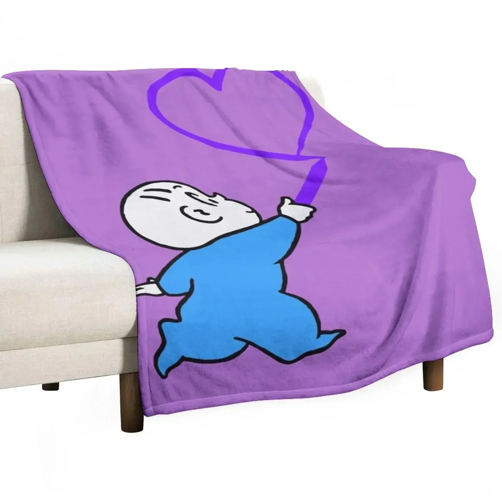 

Harold and the purple crayon Throw Blanket Plaid Giant Sofa Blankets