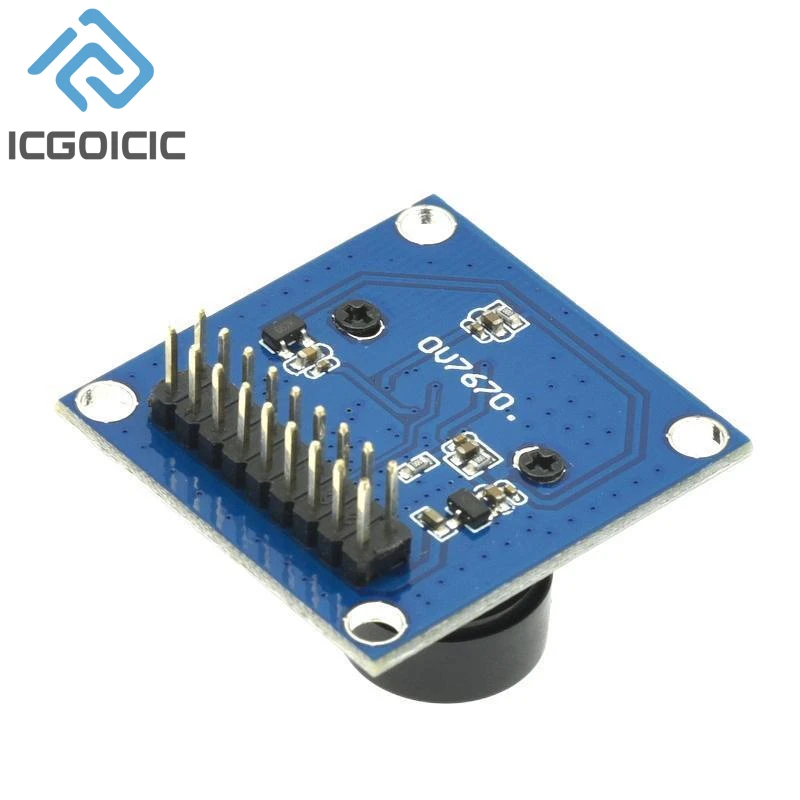 OV7670 Camera Module OV7670 Module Supports VGA CIF Auto Exposure Control Display Active Size 640X480 For Arduino