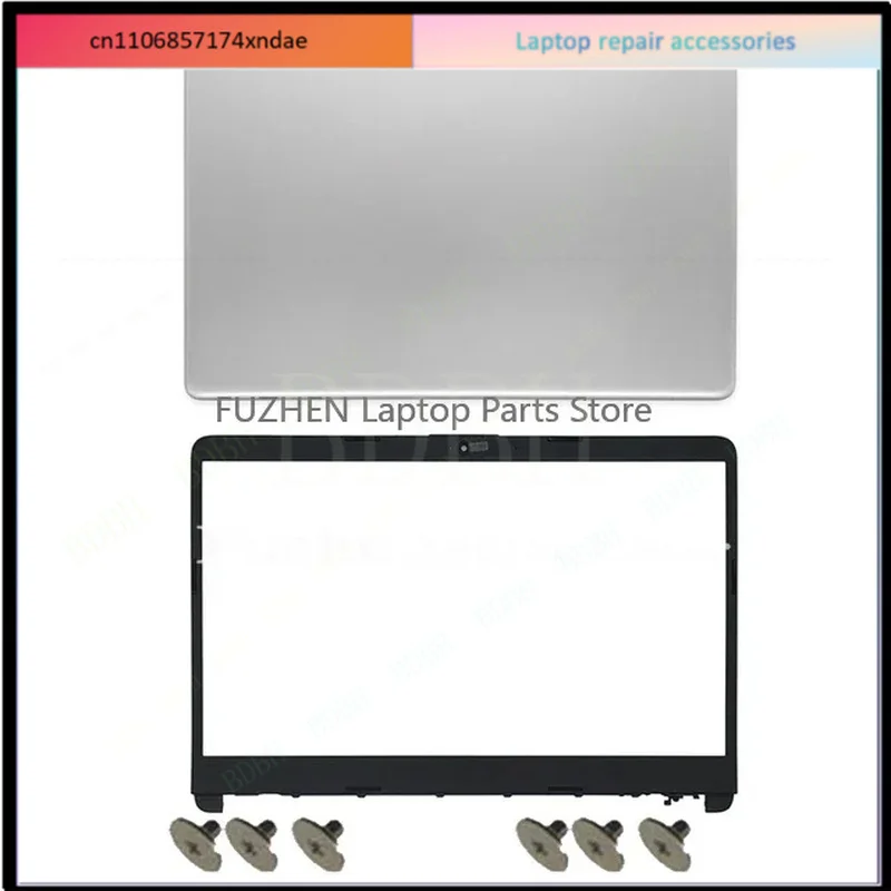 For 240 245 G8 14-CF 14-DF 14-DK 14-DP 14S-CR 14S-CF Laptop LCD Rear Cover/Front Frame/hinges/Axle Cover Silver