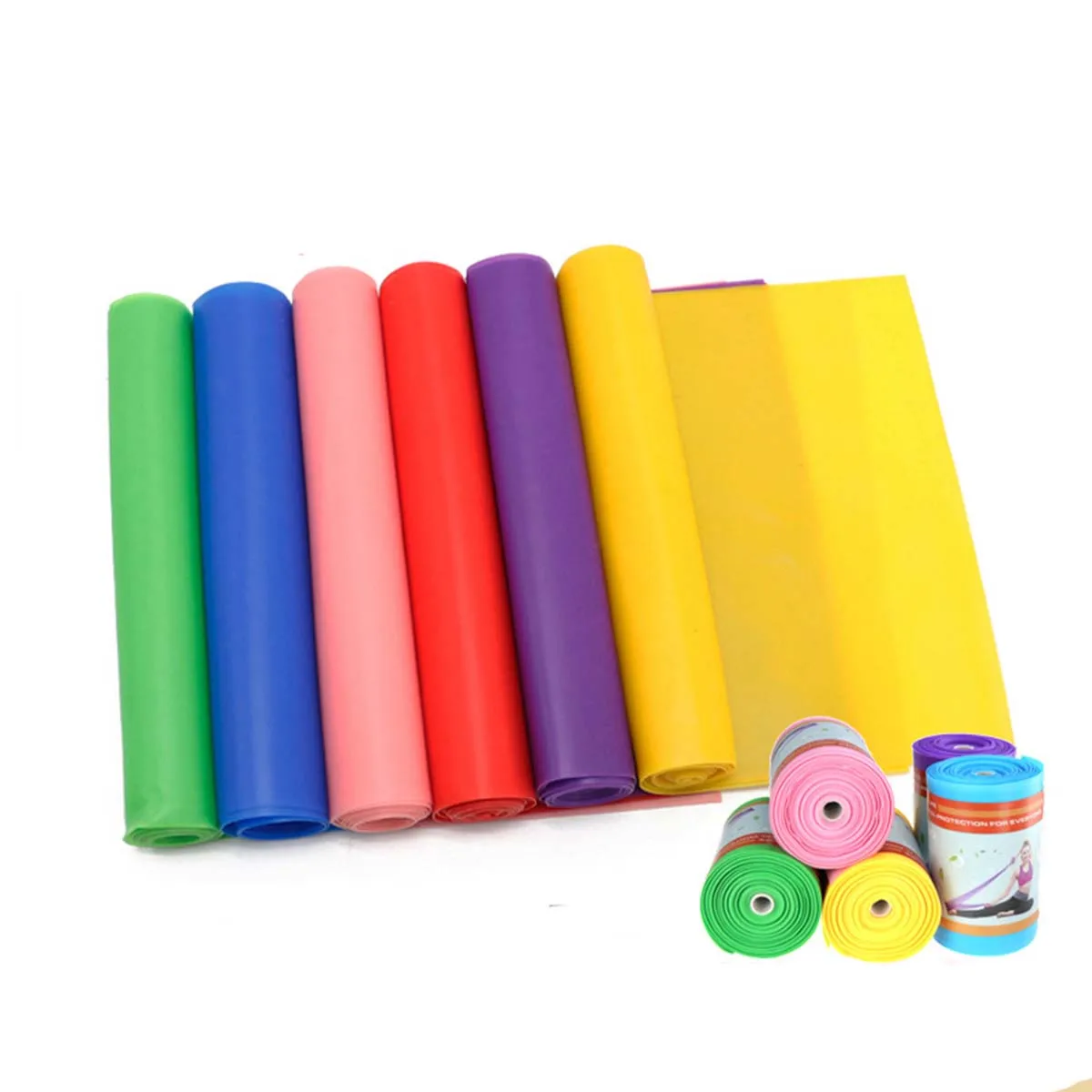 Fitness Yoga Resistance Bands TPE 180cm for Working Out Exercise Bands Strength Training Pilates Home Gym Stretch Elastic Band
