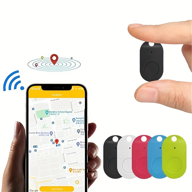 1Pcs Portable GPS Tracking Mobile Tracking Smart Anti Loss Device  Key Finder Locator For Dog Pet Cat Wallet Keychain Luggage