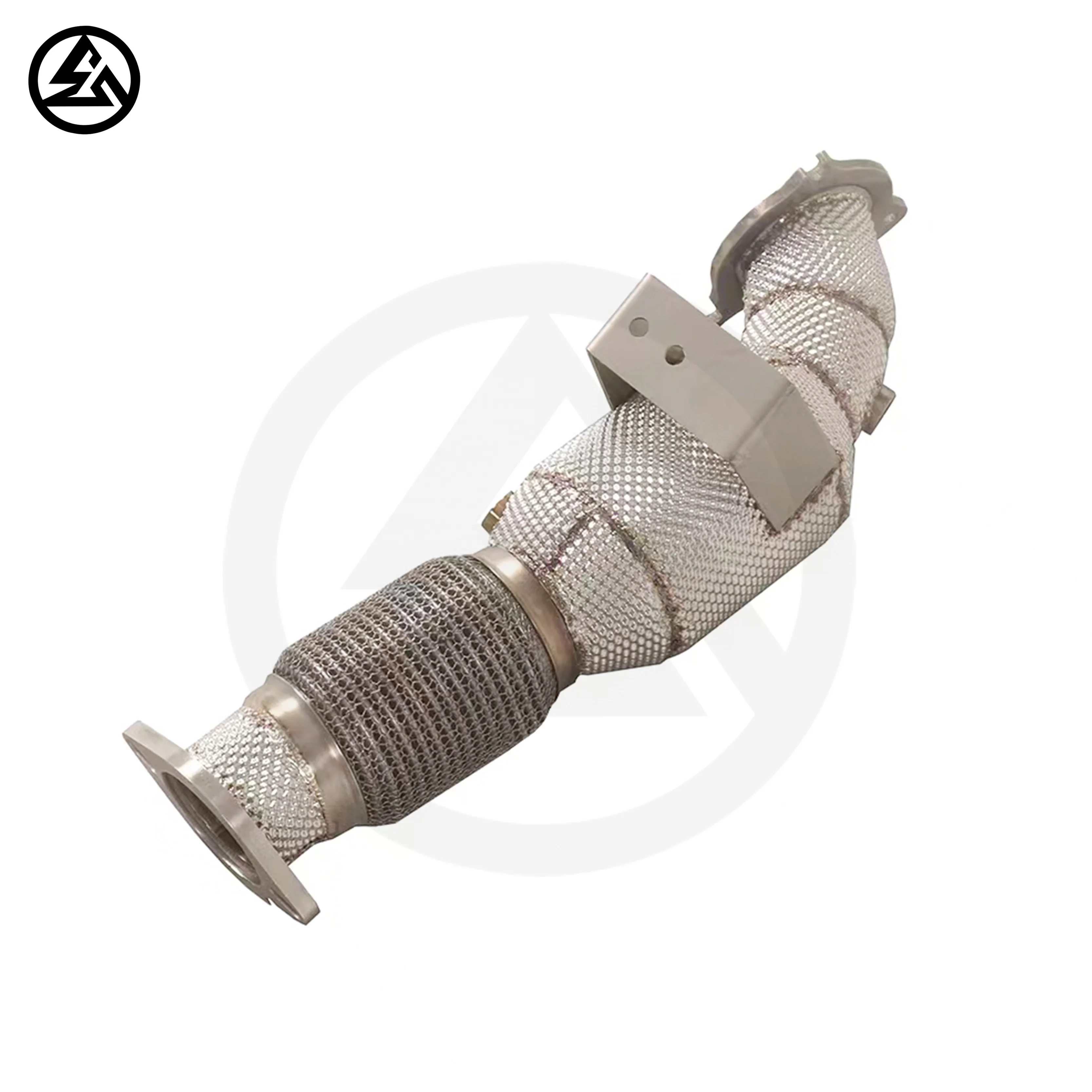 SS304 High Flow Header for Ford Fiesta MK7 ST Performance Exhaust Pipe Straight Downpipe