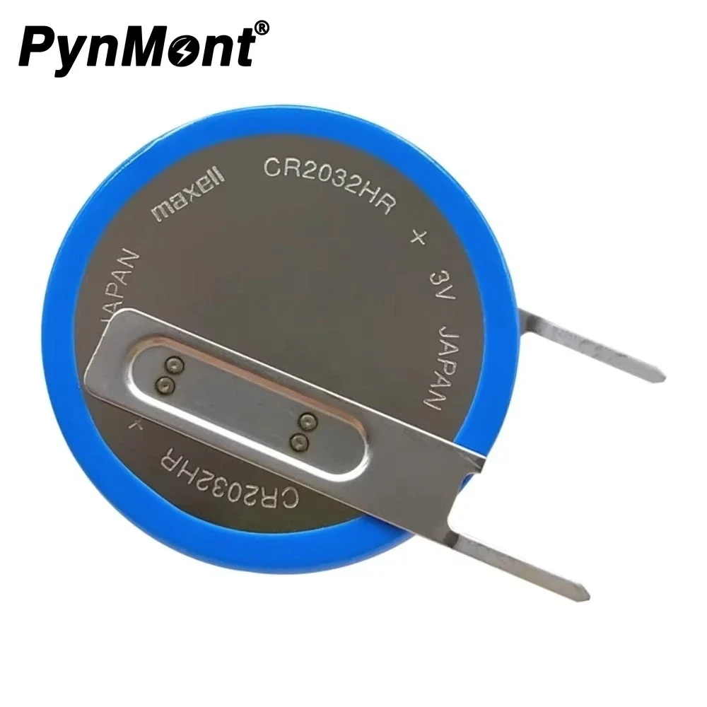 5PCS Original MaxeII CR2032HR with T41 Welding Pin Lithium Battery 3V CR2032 HR for Automobile Tire Pressure Sensoring Detection view 2