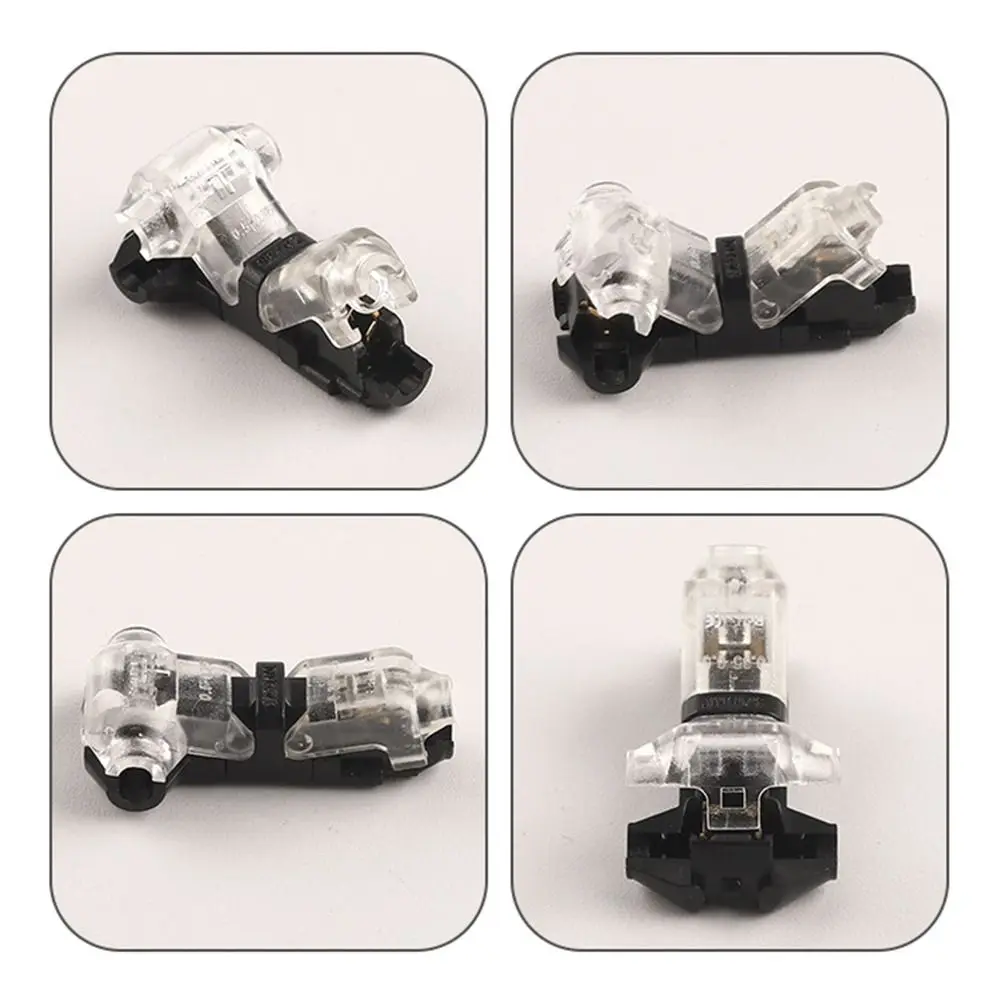 1Pcs For Wires Wiring Pluggable Wire Connector Cable Connections Strip Car Connectors Electrical Cable Crimp 2Pin Quick Splice
