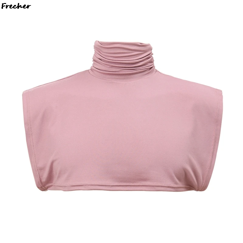 Effen kleur elastische afneembare kragen coltrui binnenkraag voor dames mode doe-het-zelf shirts kleding revers blouse topkragen