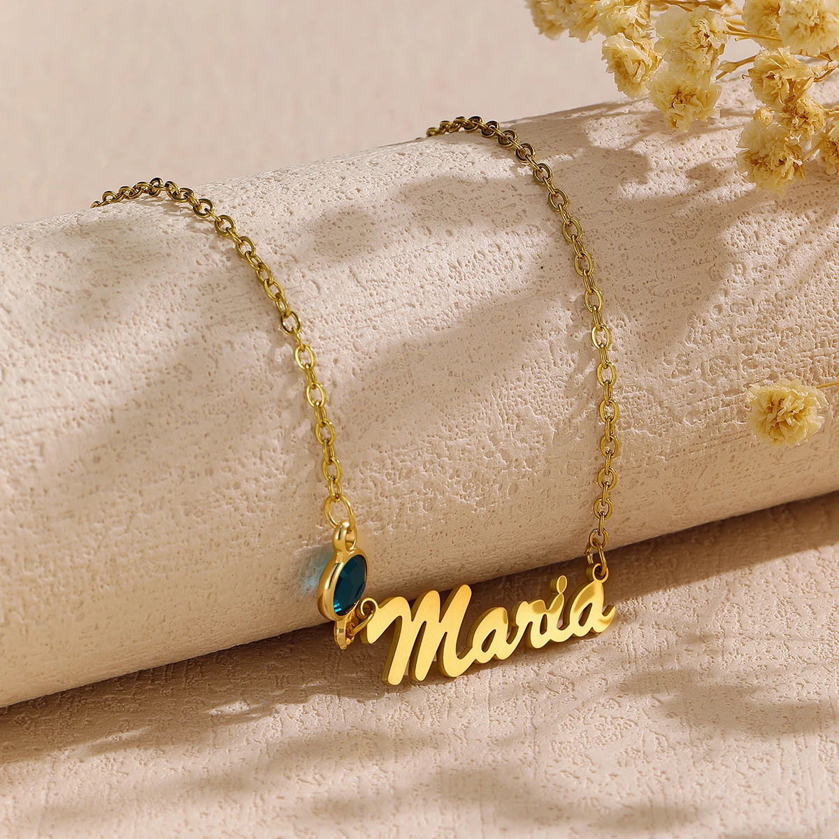 

Stainless Steel Custom Name Necklace Men Handmade Nameplate Pendant Personalized Jewelry for Women Best Friend Gift