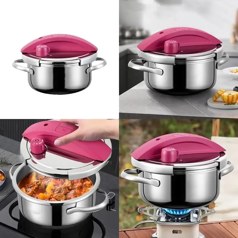 Pressure cooker Linglong small capacity pressure cooker household 304 stainless steel