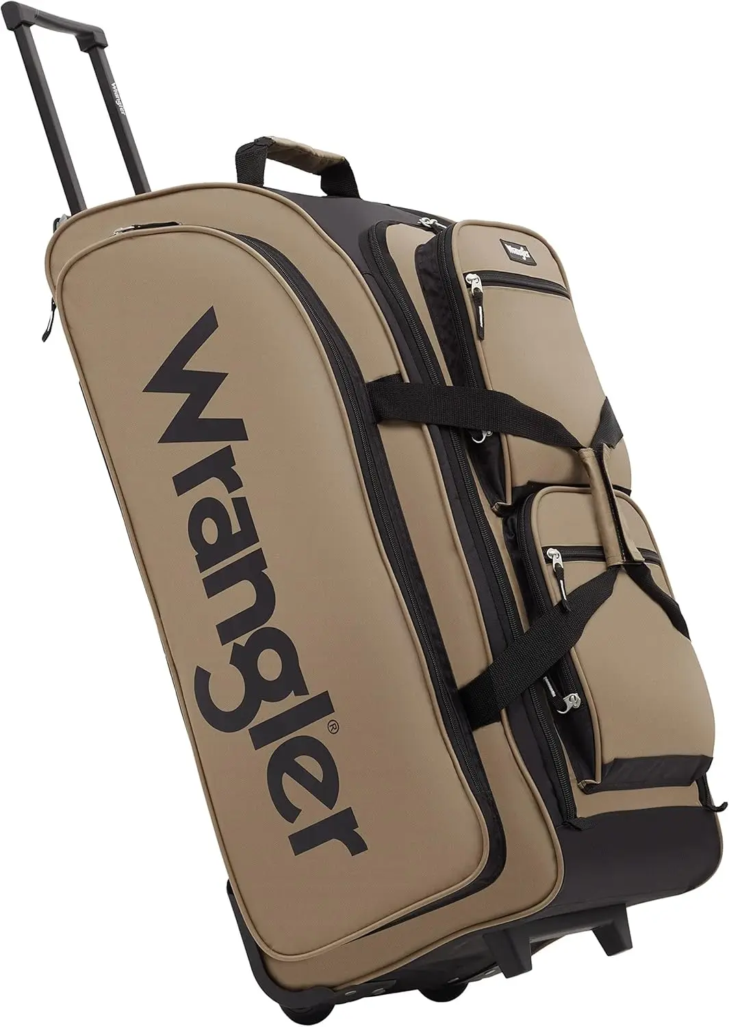 

Durable Rolling Duffel Bag for Travel and Gym, Spacious Carry-On Luggage with Smooth Wheels