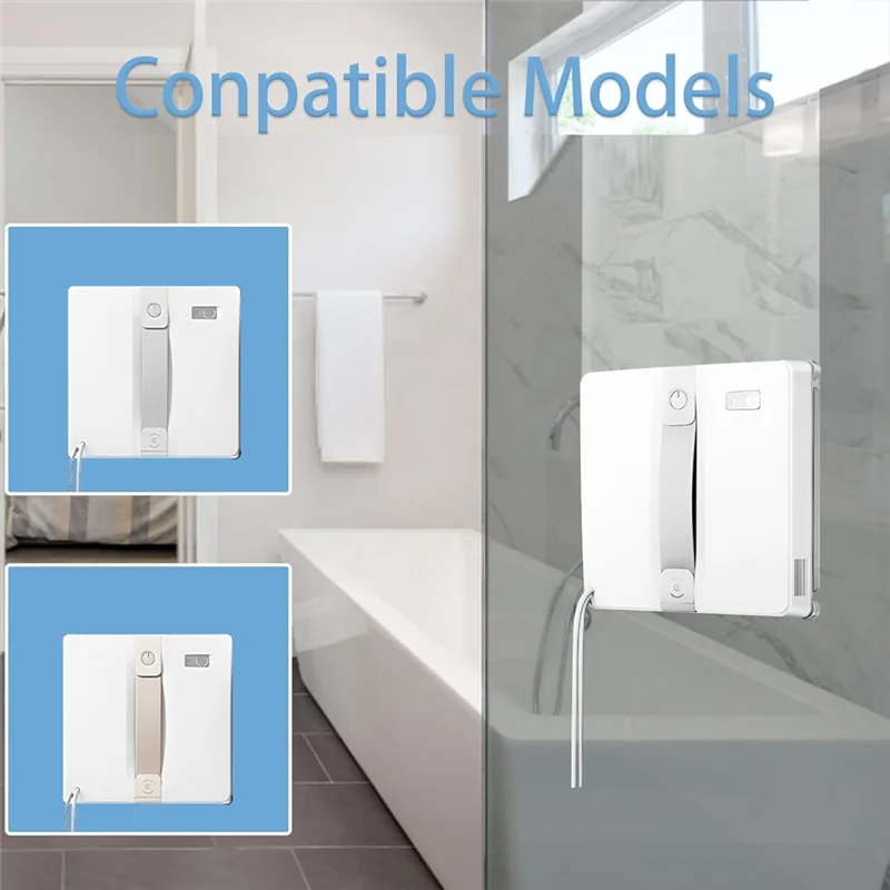 A86I-10Pcs Für Ecovacs Winbot Mini Ersatzteile Tücher Reinigungstuch, Mikrofaser-Reinigungspad