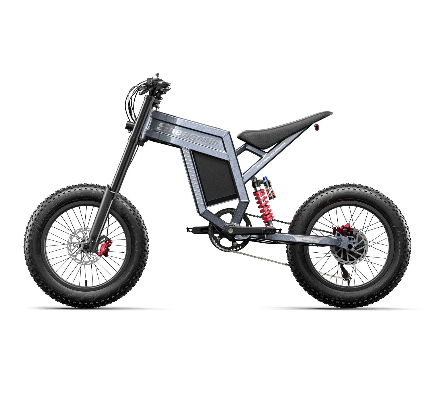 Electric motorcycle 20 inch Tire Mountains Electric bike Off-road Electric bicycle Shengmilo S900 1500W Motor 60V 30AH Battery