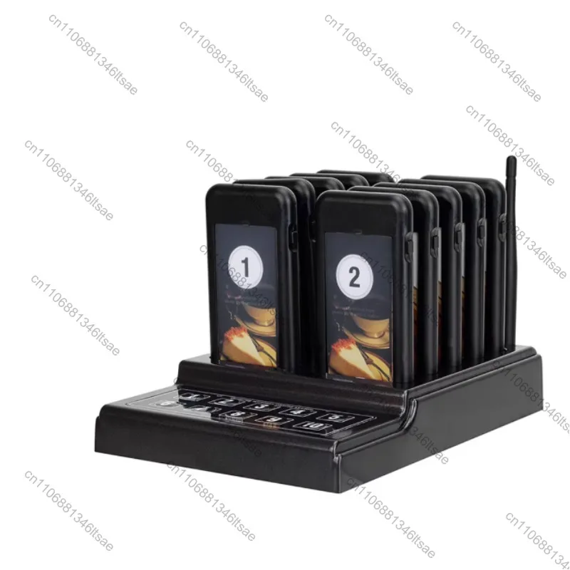 Accessories  Buzzers Restaurant Pager System Touch Panel Wireless Calling System for Coffee Shop Restaurant Guest Queue Pager
