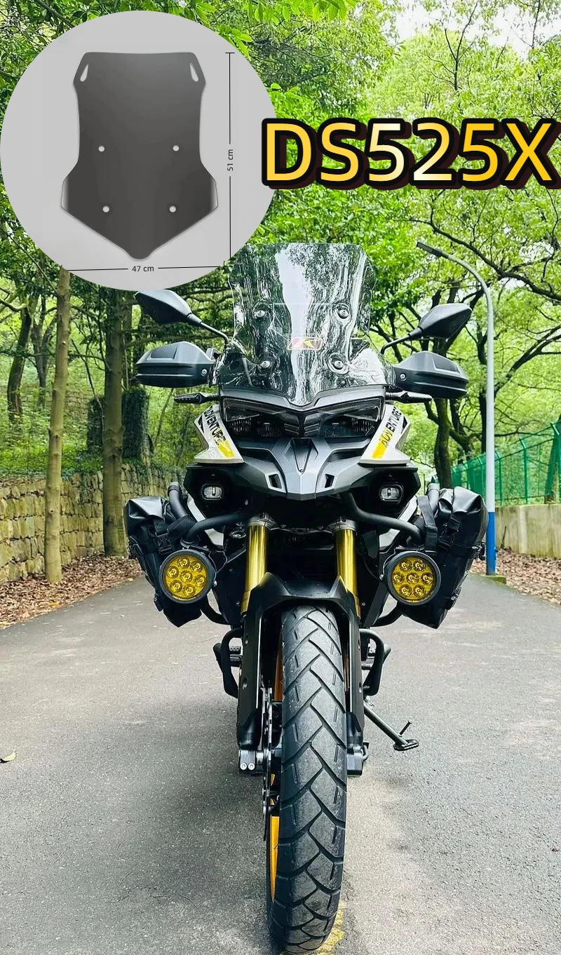 

DS525X Windscreens For LONCIN VOGE DS 525X 525DSX 525 DSX DSX525 Motorcycle Accessories Windshield Wind Deflectors Viser Visor