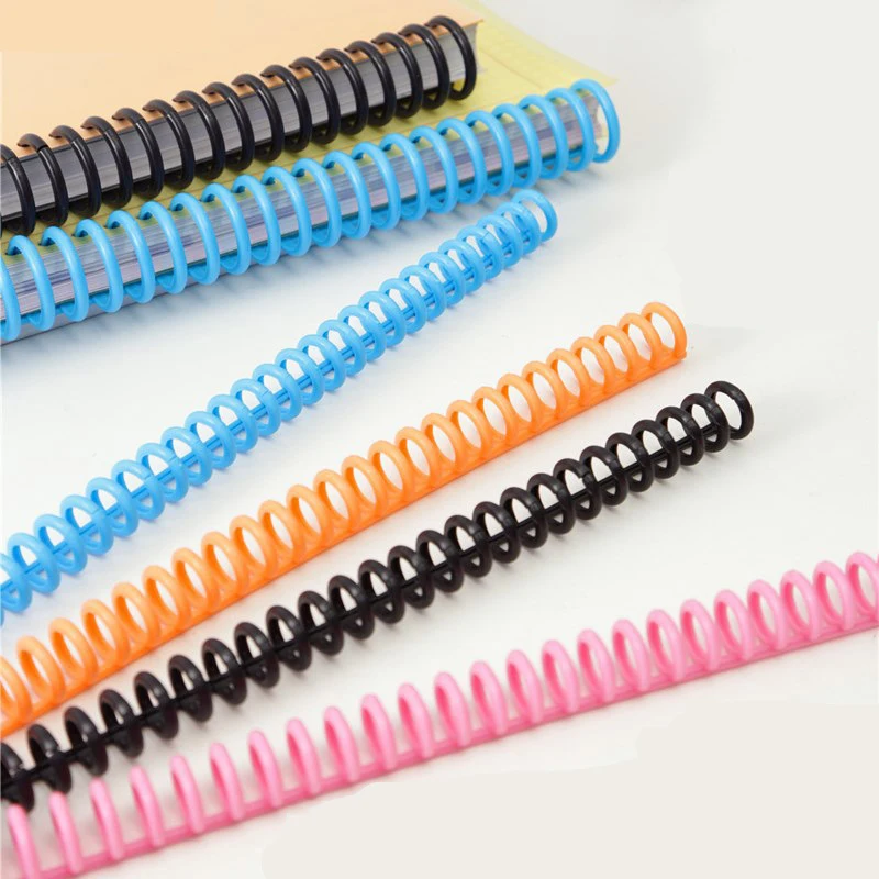 5pcs 19mm 22mm 30 Hole Plastic Loose-leaf Ring Binder Binding Strip for A4 Notebook Spiral Rings School Office Accessories