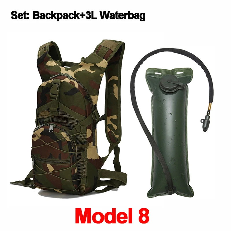 3L Cycling Water Bag Backpack Set MTB Hydration Rucksack Three Liters Bike Water Bladder Refill Waterbag Bicycle Bag Knapsack