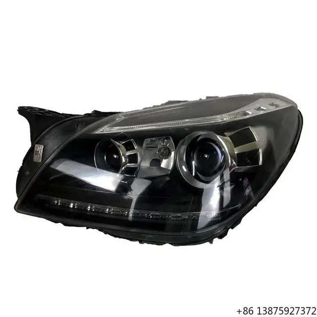 For SLK172 SLK200 SLK250 SLK350 SLK55 R172 Auto Car Xenon Adaptive Headlight 6000k Color Temperature with Black Background