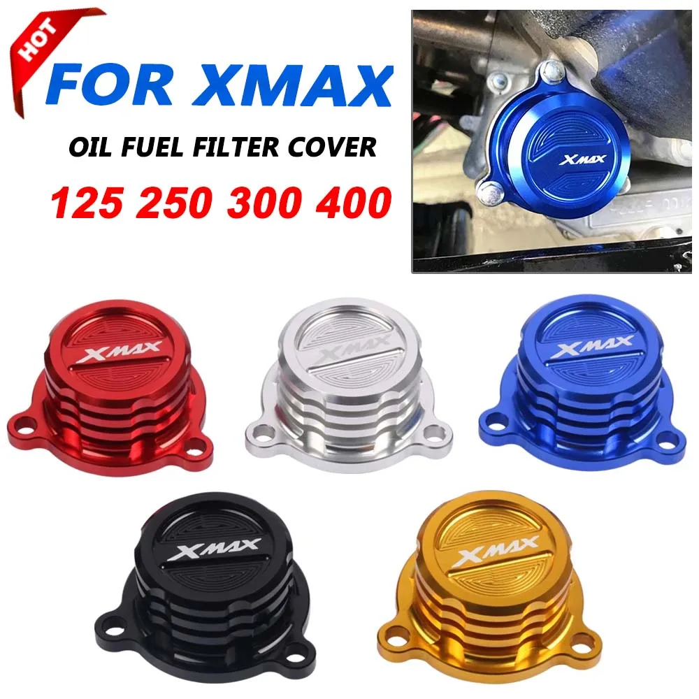 

Motorcycle Water Oil Fuel Filter Tank Cooling Radiating Cover Cap For Yamaha XMAX300 XMAX X-MAX 250 XMAX 300 XMAX 400 2017- 2024