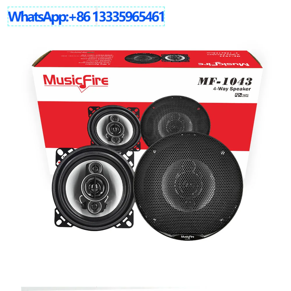 

Автомобильная аудиосистема MF, модифицированная 4-дюймовая коаксиальная полнодиапазонная MF-1043, полный диапазон среднего и высокого низкочастотного динамика, смена лихорадки